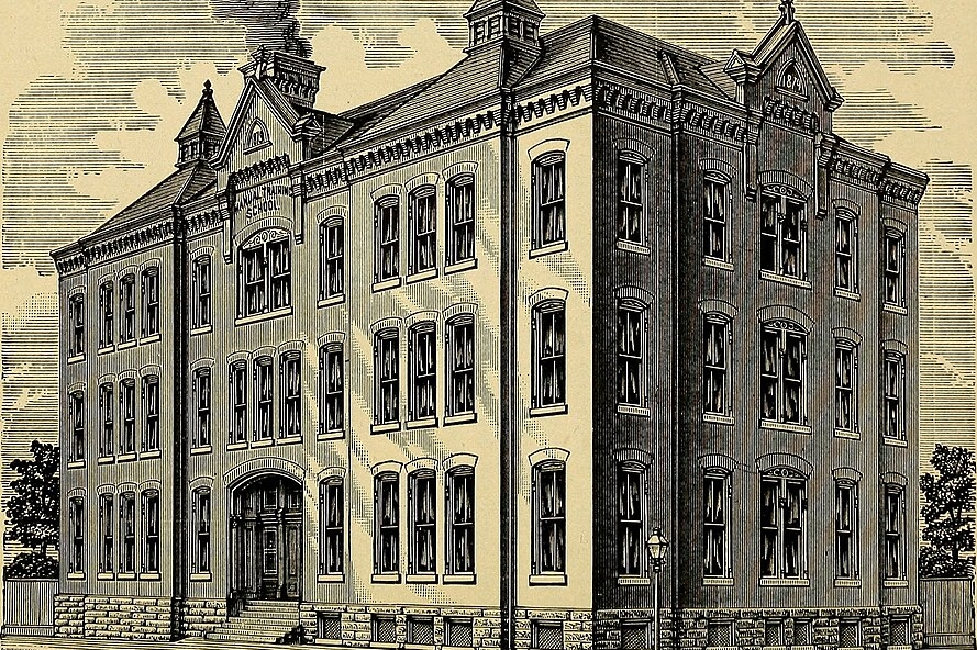 An early building at Washington University