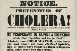 Cholera warning