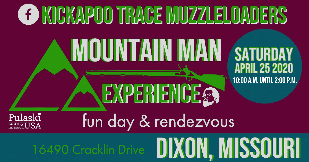 Kickapoo Trace Muzzleloadesr Mountain Man Experience in Dixon Missouri.