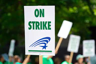 Labor Union strike poster