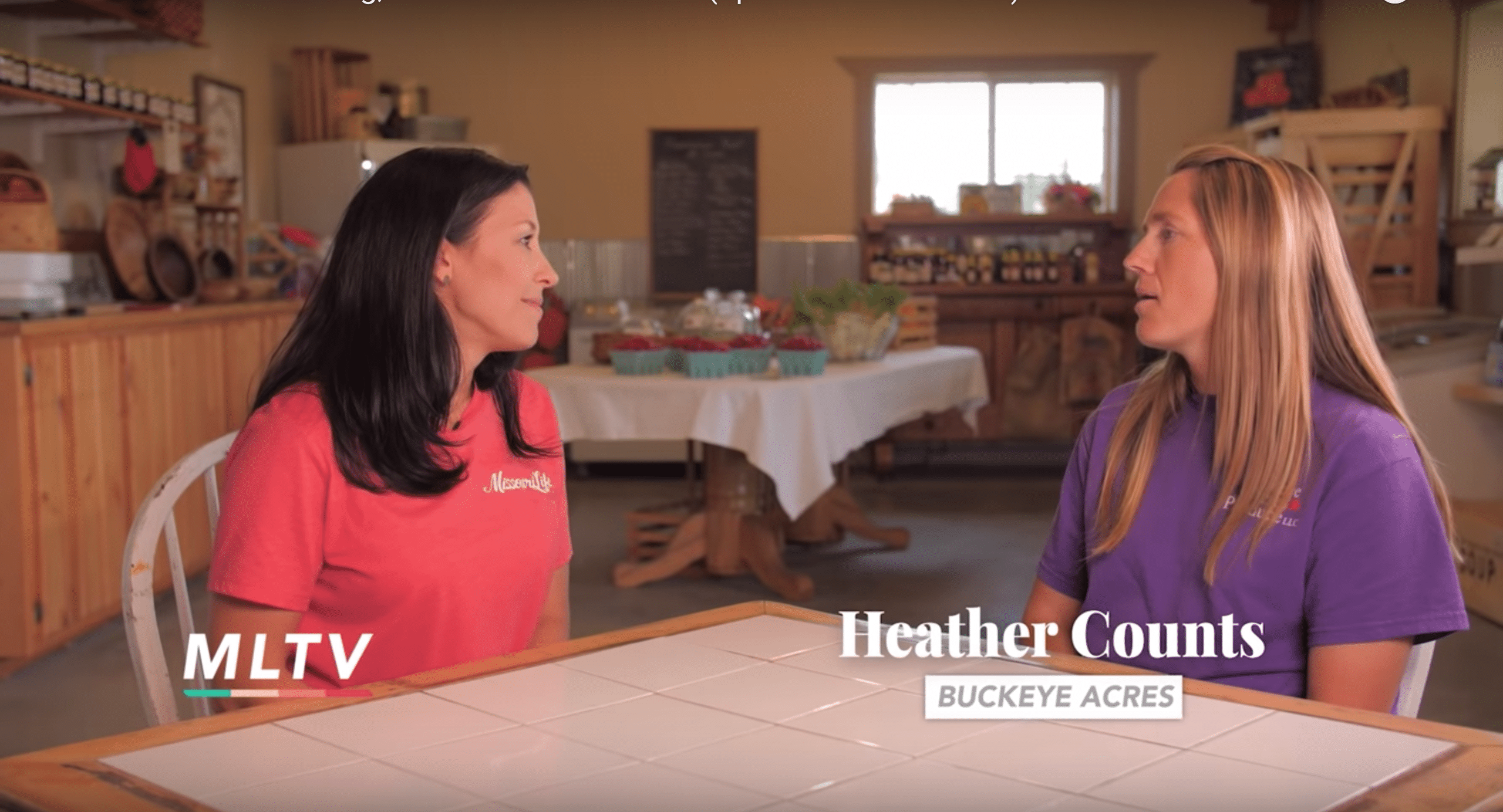 MLTV interviews Heather Counts from Buckeye Acres in Episode 2 of Missouri Life TV season 5