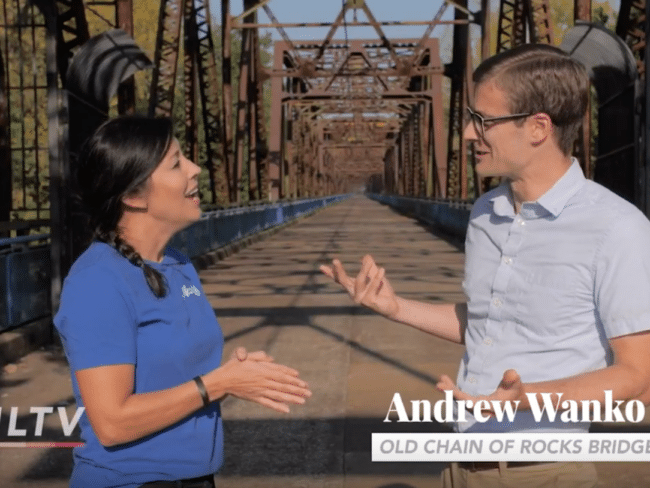 Old Chain of Rocks Bridge and MLTV Interview