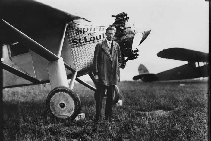 Charles Lindbergh, St. Louis, Spirit of St. Louis