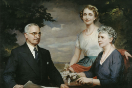 President Harry S. Truman and family.