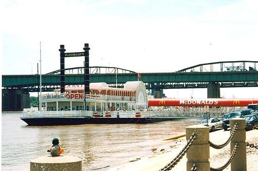 Floating McDonald's St. Louis Riverfront