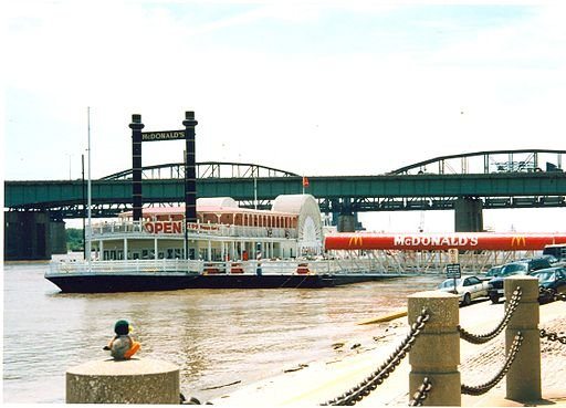 Floating McDonald's St. Louis Riverfront