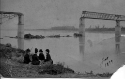 St. Charles Railroad Bridge Collapse Missouri River
