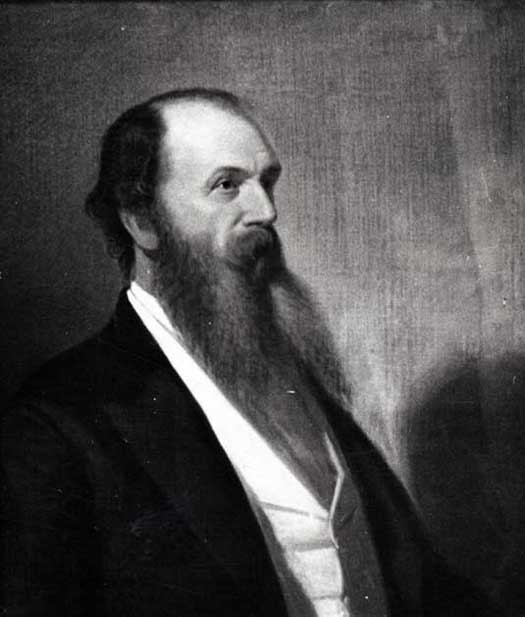Portrait of a man with long beard