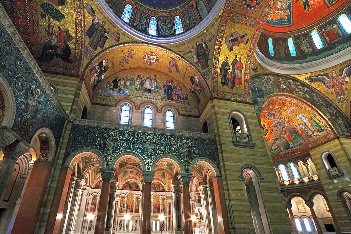Interior of the Basilica located in Downtown St. Louis