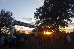 Sun Setting on the Blues and Barbecue Festival