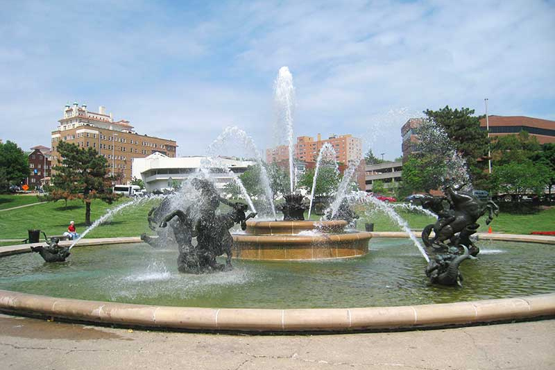 Fountain, Jesse Clyde Nichols Memorial