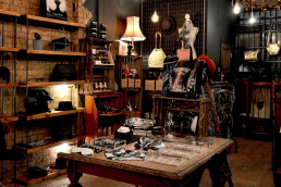 Old time, vintage clothing store