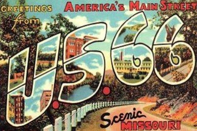 Route 66 Missouri Postcard