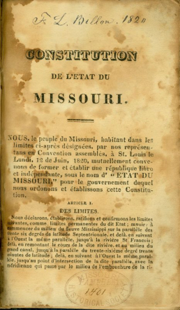 Missouri Constitution