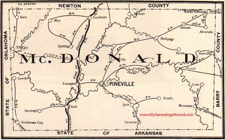 Mcdonald County Property Map Divided We Stand • Missouri Life Magazine