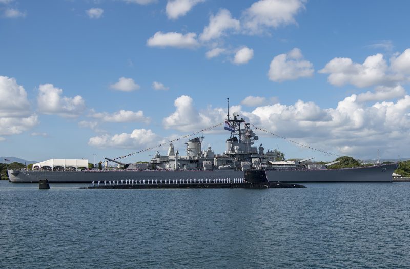USS Missouri Arrives in Pearl Harbor