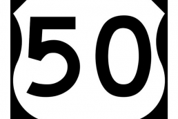 Traffic sign for U.S. Highway 50 in Missouri. Adobe Stock photo
