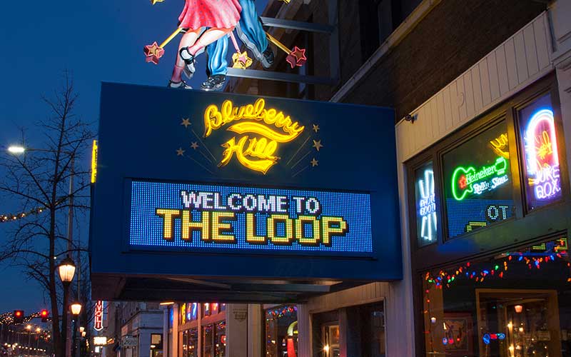 Blueberry Hill on The Loop in St. Louis