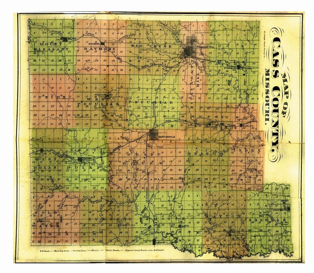 Missouri History Today October 8, 1835: Harrisonville Establishes Its ...