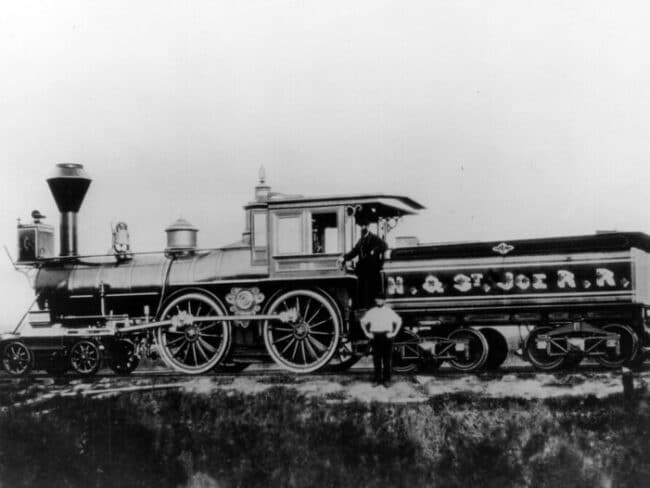 Hannibal St. Joseph Railroad Locomotive