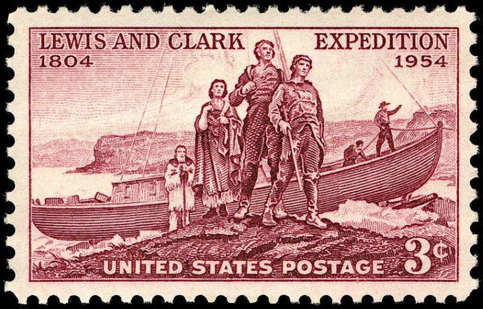 Meriwether Lewis and William Clark Expedition Stamp